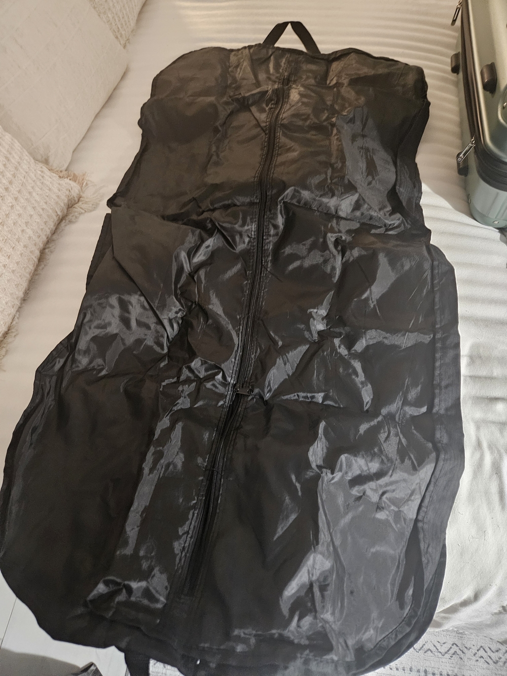 Packable Black Garment Bag